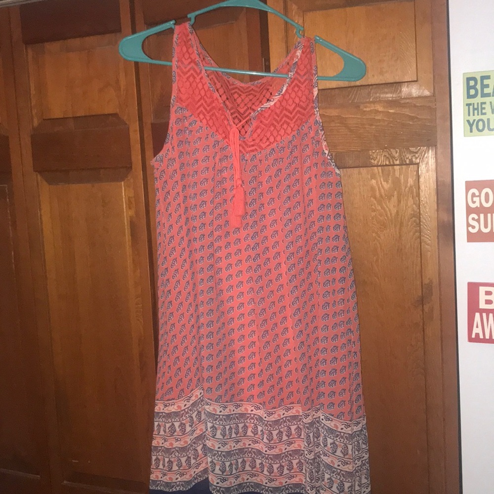 Cute Summer Dress with Tie Front Detail